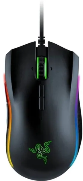 Razer Mamba Elite - Pelihiiri - Laser - 9 painiketta - Musta RGB-valolla